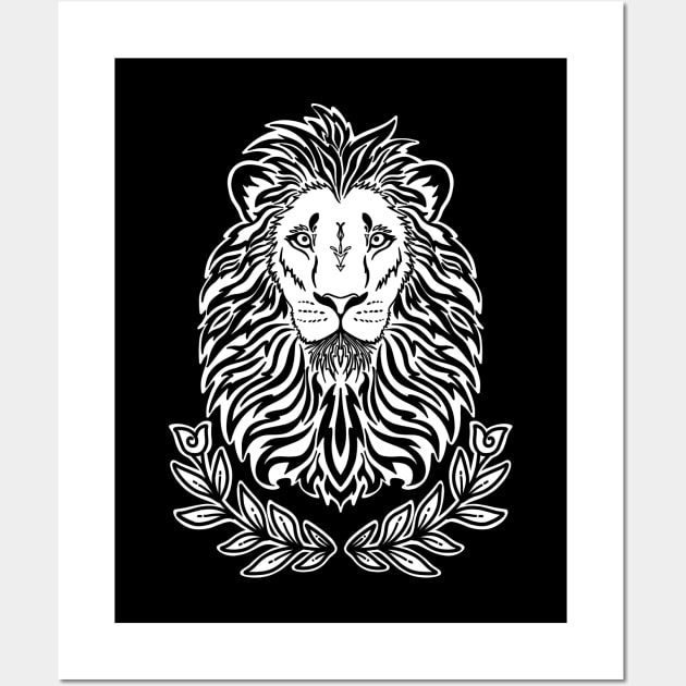 THE LION Wall Art by Introvert Home 